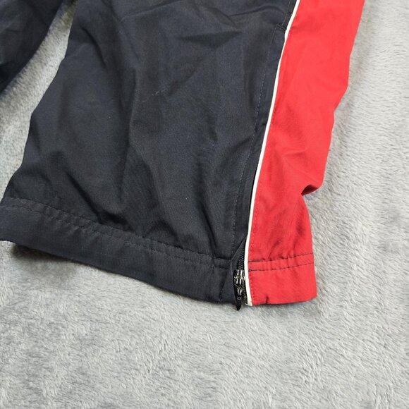 Nike Track Pants Boys XL 18-20 Black Red Stripe Athletic Zip Hem Warm Up - Picture 8 of 14